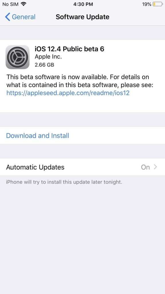 Download - iOS 12.4 Beta 6, macOS 10.14.6 Beta 4, watchOS 5.3 Beta 5 Released for Developers Testing