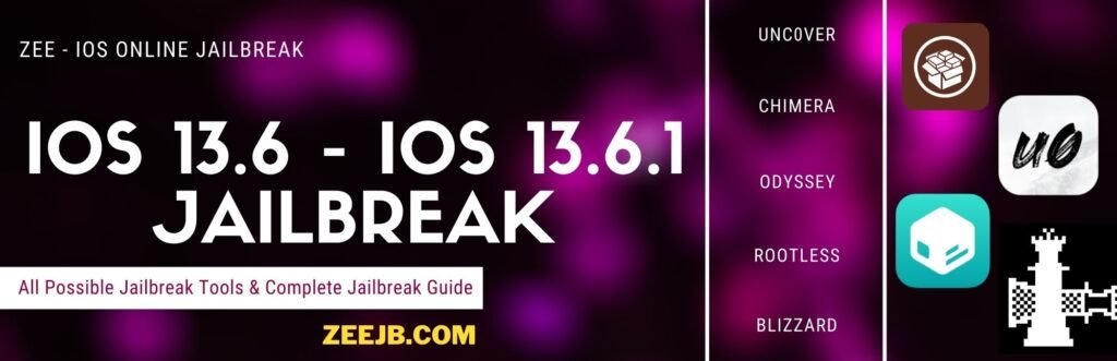 iOS 13.6 iOS 13.6.1 Online jailbreak guide and possible jailbreak solutions.