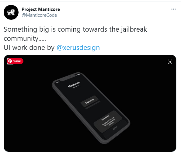 iOS 14 to iOS 14.3 manticore jailbreak 