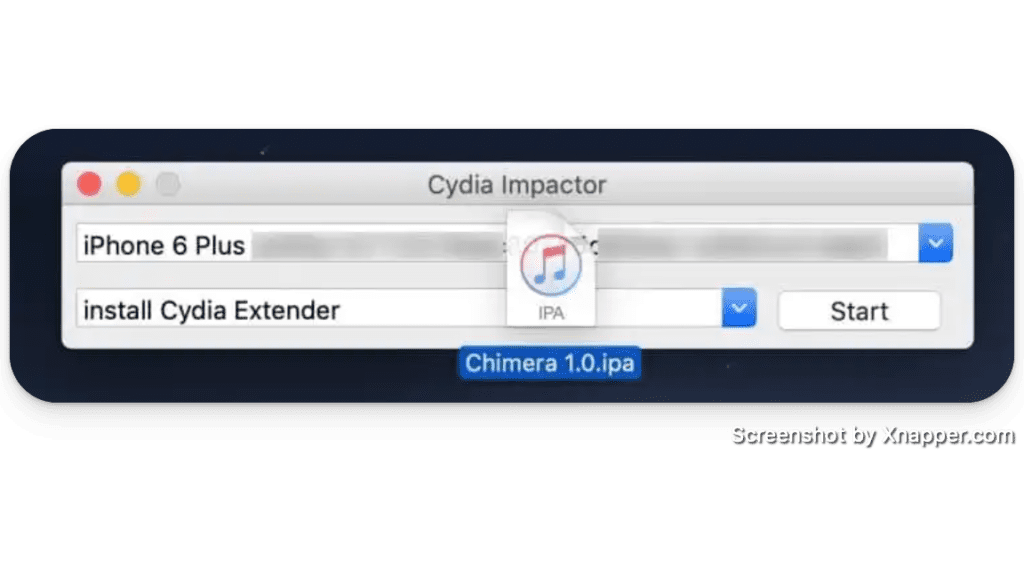 Cydia impacter with chimera jailbreak