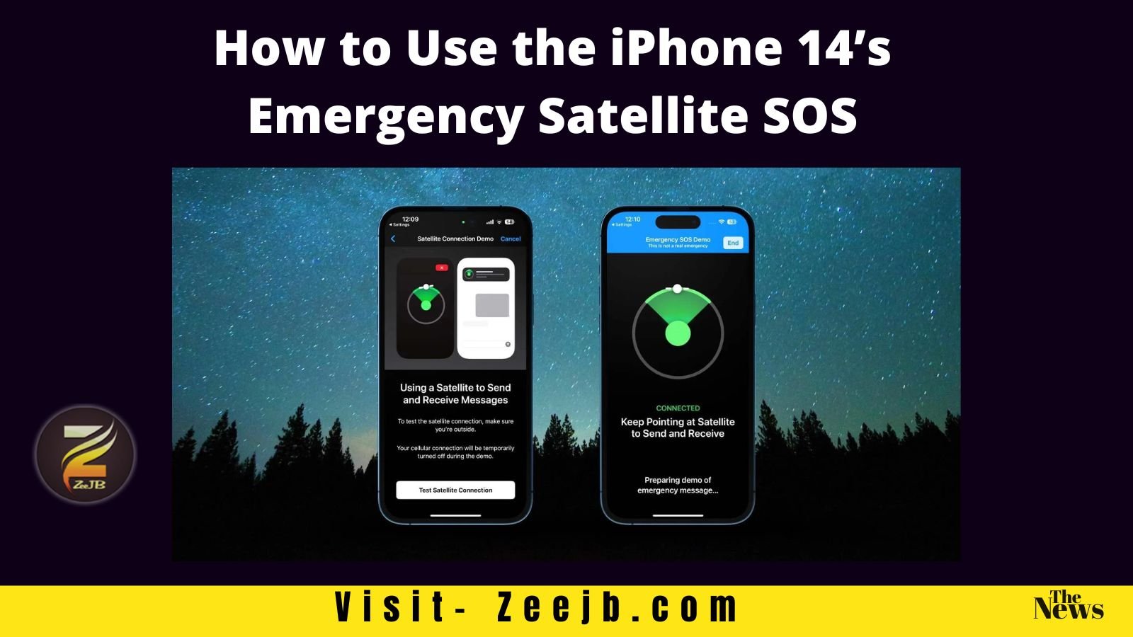 How to Use the iPhone 14’s Emergency Satellite SOS