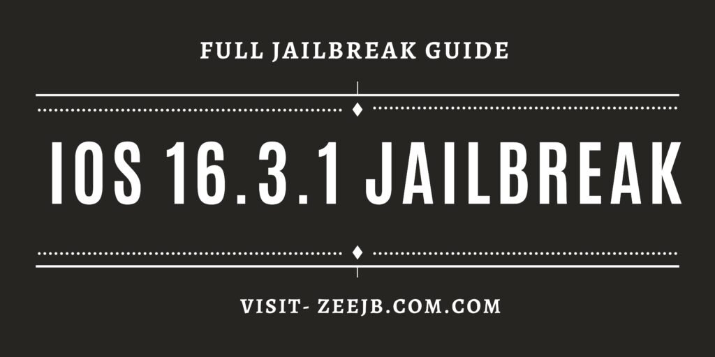 iOS 16.3.1 jailbreak