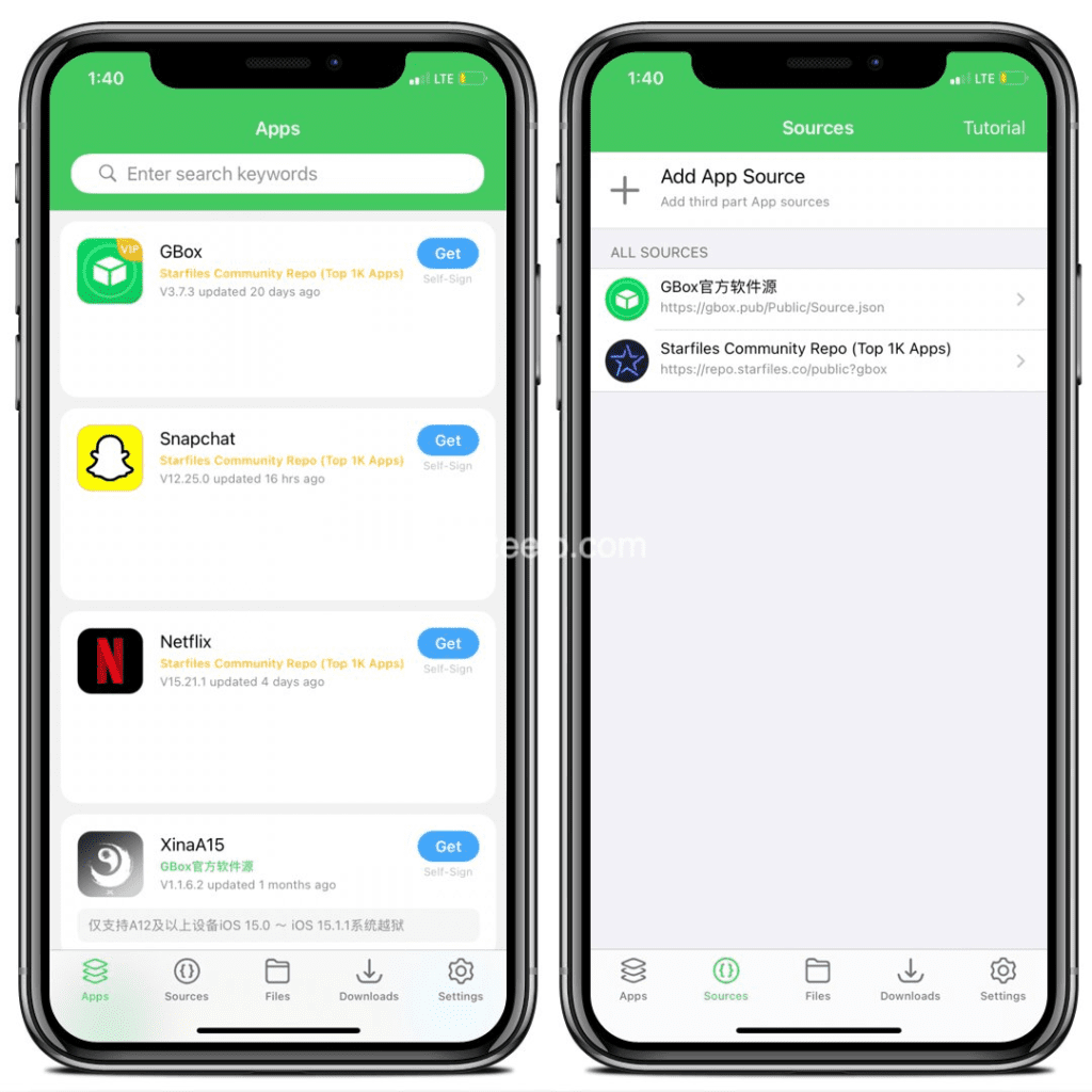 GBox, a free IPA signing tool, lets you install apps and games on your iPhone without a computer. This iOS app installs all packages using an enterprise certificate. It also hosts iOS jailbreak tools and console emulators.