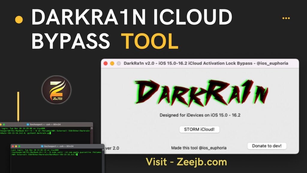 darkra1n  iCloud Bypass