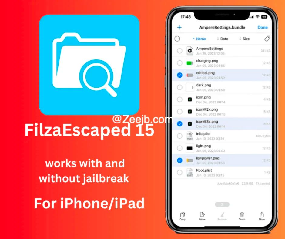 FilzaEscapped iOS 15 iOS 17 Filza File Manager Updates