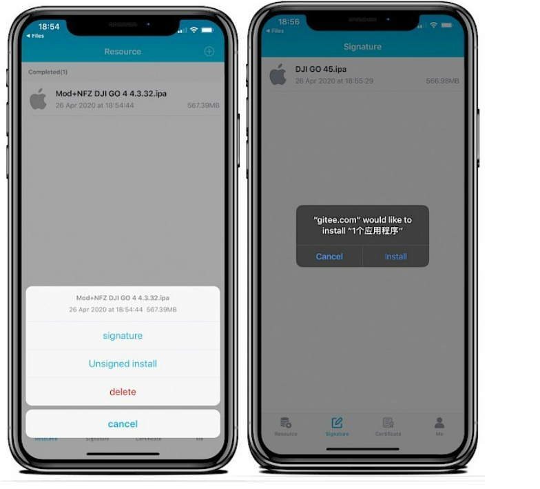 lightiningsign iOS ipa signer online tool