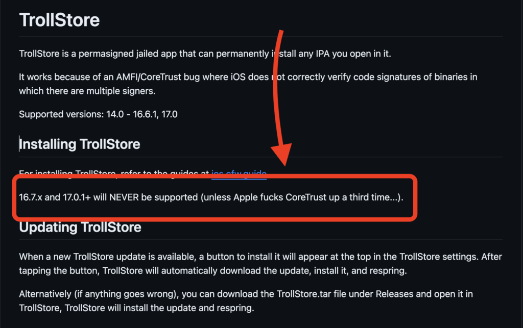 TrollStore for iOS 17 - iOS 17.1.1 Install Update Guide Working free