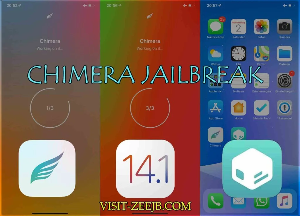 Chimera jailbreak is not compatible with iOS 14.1 yet.
