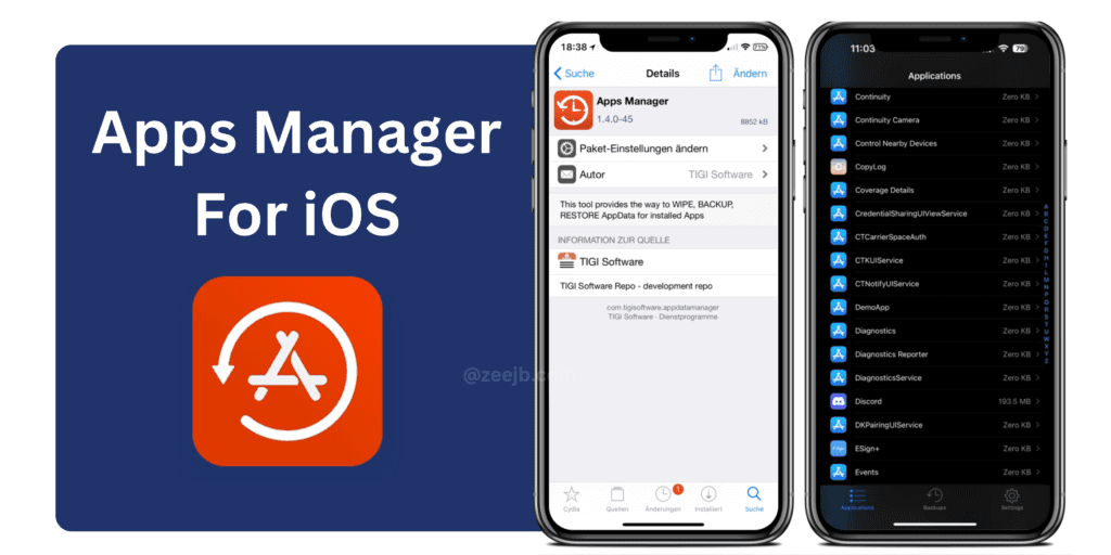 How to install Apps Manager for iOS and iPad using Sileo and IPA file Downloading