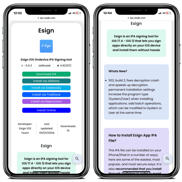 How to install DefiniteJailbreaktool iOS 16 - iOS 16.5.1 on iPhone using Esign iOS app Def1nit3lyN0tAJa1lbr3akTool Online install withoht PC