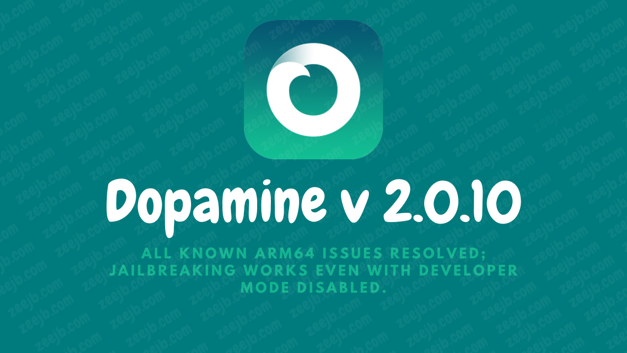 Dopamine jailbreak latest download install online