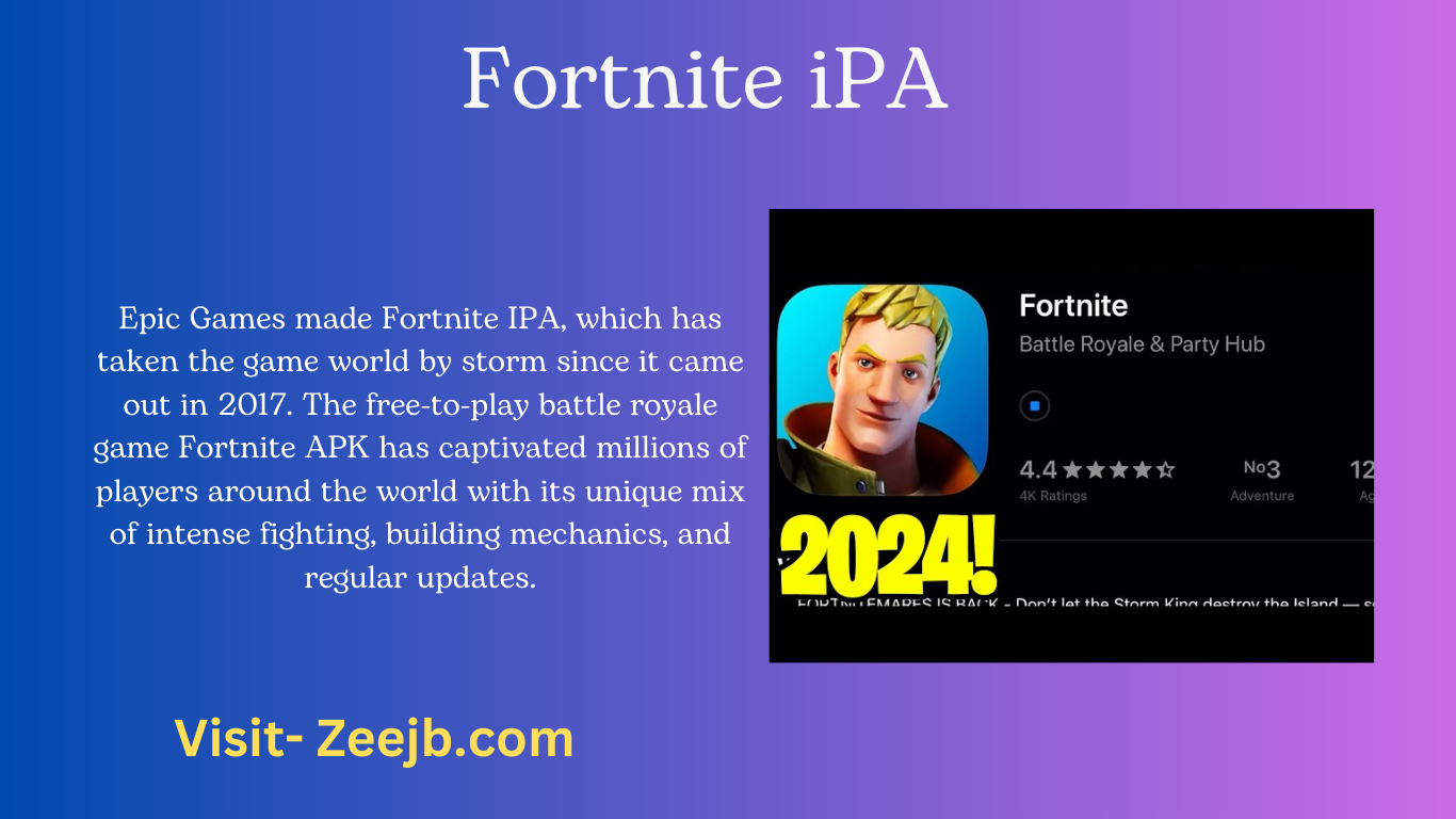 Fortnite iPA Experience the Thrill Download Now iOS Jailbreak Online