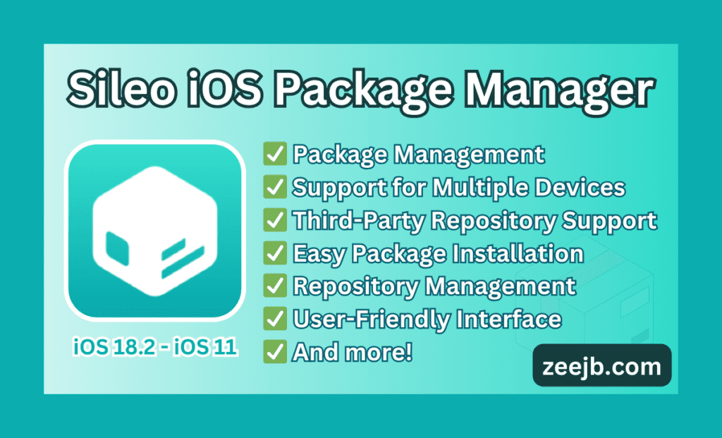 Sileo iOS iPhone 15 Package manager app for iOS 18.3 - iOS 11