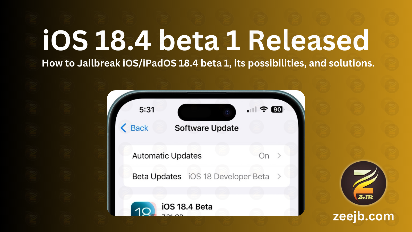 Jailbreak iOS 18.4 beta 1 - checkra1n, palera1n