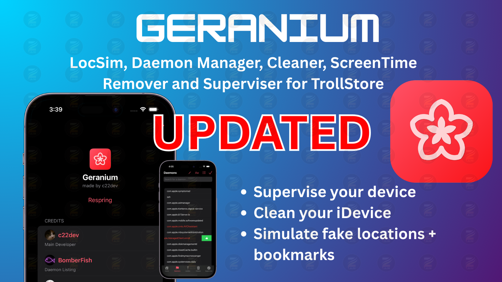 Geranium iOS iPA Update download Online