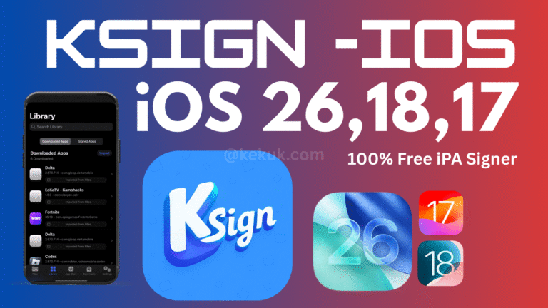 Ksign iOS iPA file DOwnload