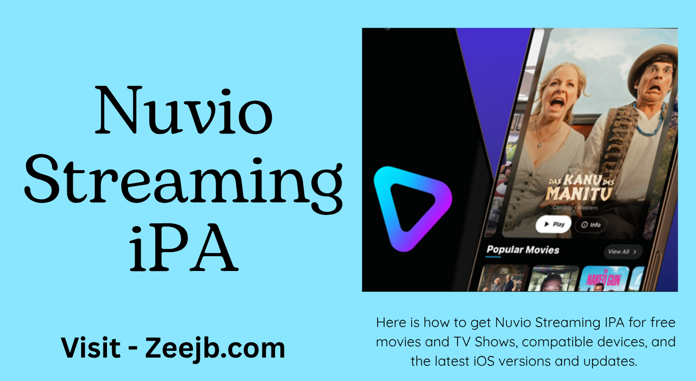 Here is how to get Nuvio Streaming IPA for free movies and TV Shows, compatible devices, and the latest iOS versions and updates.