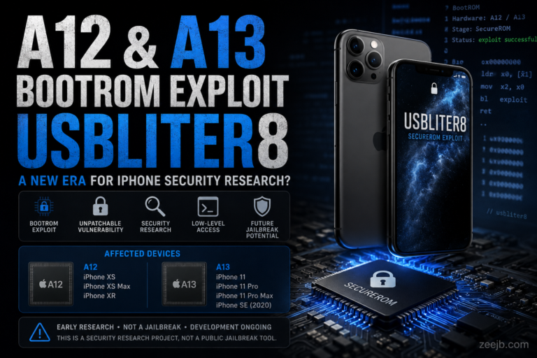 a12 a13 bootrom exploit usbliter8