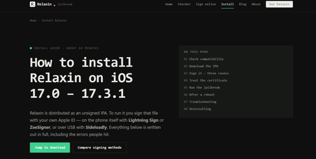 Relaxing jailbreak online 